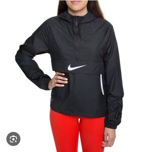 Nike Windbreaker Packable Cape Jacket Navy Medium